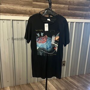 Black Graphic T-Shirt Panic! At the Disco